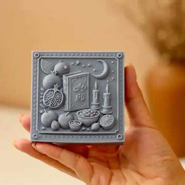 قالب سیلیکونی کتیبه یلدا 8در8 قالب سیلیکونی کتیبه یلدا 8در8