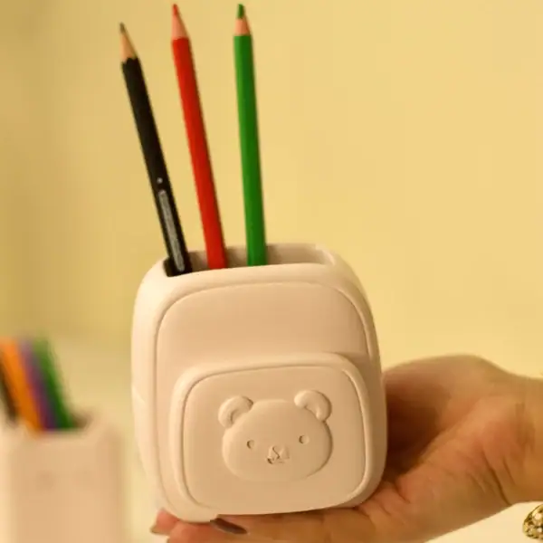 خروجی قالب سیلیکونی نظم دهنده کوله پشتی پس از قالب‌گیری با پودر هنری