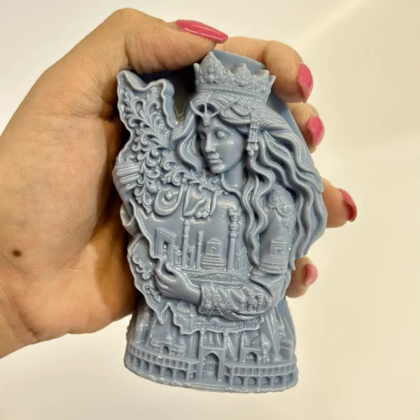 خروجی قالب سیلیکونی دخت ایران با کیفیت بالا