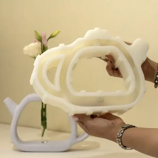 large-teapot-silicone-mold-details کیفیت قالب سیلیکونی گلجای تیپات سایز بزرگ به همراه محصول نهایی