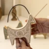 ancient-goat-incense-holder-mold-patina-output خروجی رنگ و پتینه شده قالب سیلیکونی جاعودی مدل پازن (طرح بز باستانی)