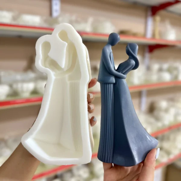 ahra-minimalist-couple-sculpture-silicone-mold قالب سیلیکونی مجسمه زوج مینیمال