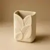 قالب سیلیکونی جا براشی مستطیل طرح برگ با پس قالب اهرا برای ساخت اکسسوری سنگی