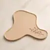 خروجی قالب سیلیکونی سینی دفرمه نظم‌دهنده طرح برگ برند اهرا زاویه روبرو