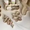 قالب سیلیکونی استند جواهرات طرح برگ مدل دو
