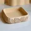 خروجی استند مربع دکوراتیو طرح برگ ساخته شده با قالب سیلیکونی اهرا